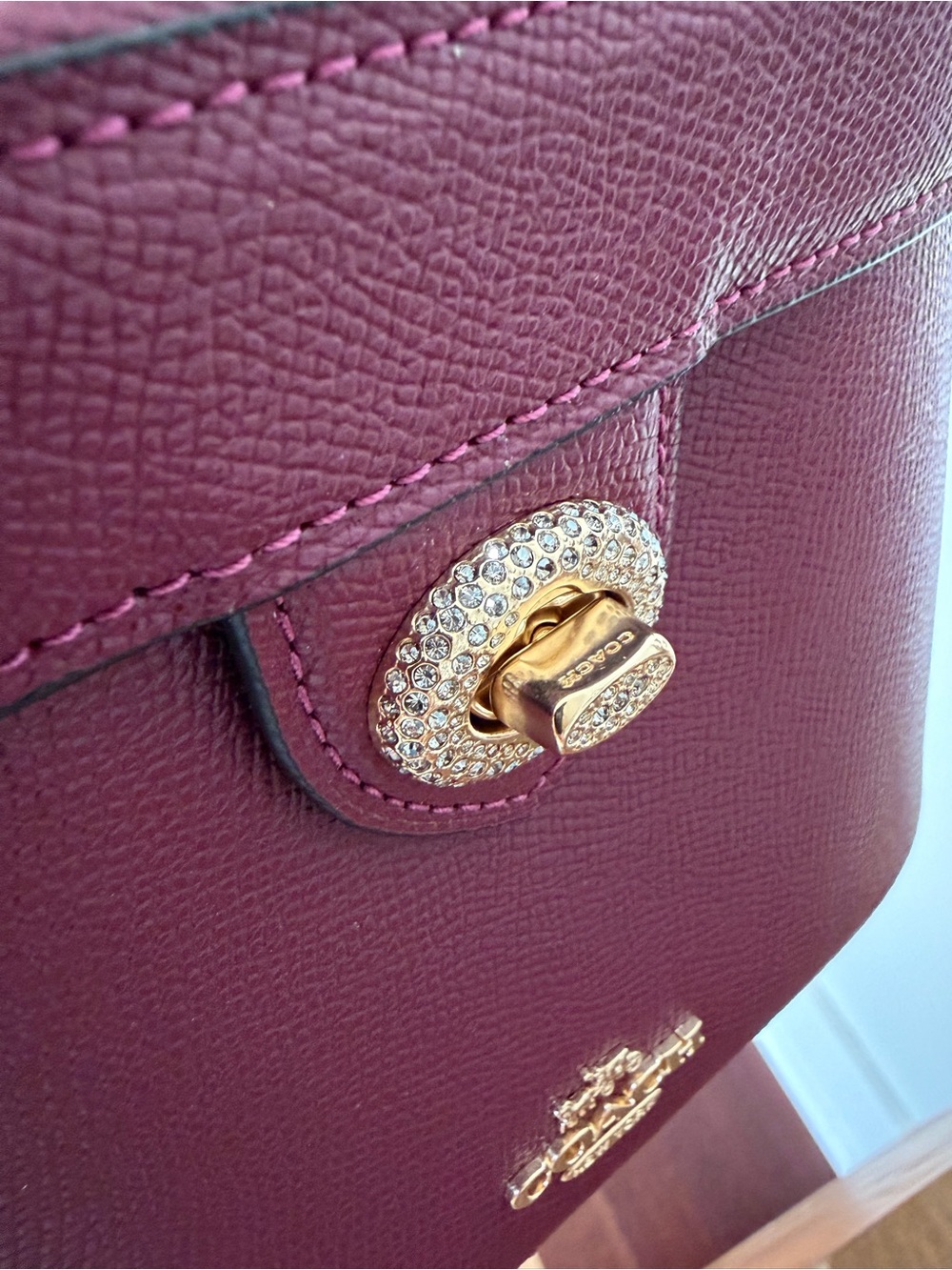 Coach Kay crossbody in black cherry - Picture 3 of 7